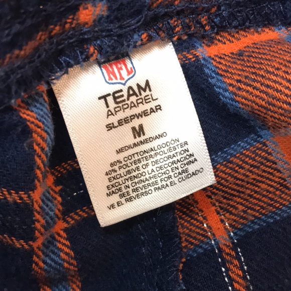 🎉HOST PICK🎉 NFL Team Apparel Orange and Blue Plaid Pants, Sz. M - Picture 7 of 11